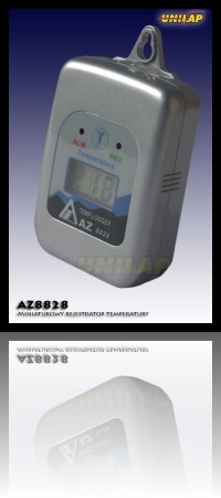 AZ8828 miniaturowy rejestrator temperatury++AZ8828 miniaturowy rejestrator temperatury
