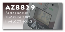 AZ8829 rejestrator temperatury i wilgotności